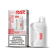 Cargar imagen en el visor de la galería, FROZEN STRAWBERRY RAZ CA6000 DISPOSABLE VAPE 5%
