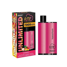 Load image into Gallery viewer, Tropical Punch Fume Unlimited Disposable Vape 7000 Puffs
