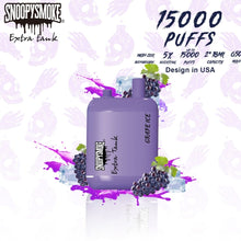 Load image into Gallery viewer, Single / Grape Ice Snoopy Smoke Extra Tank Vape 15000 Puffs
