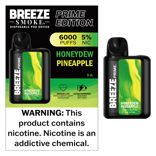 HoneyDew Pineapple / Single Breeze Prime 6000 Disposable