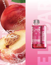 Load image into Gallery viewer, Juicy Peach TE ELF Bar Vape 5000 Puffs Rechargeable *NEW FEBRUARY*
