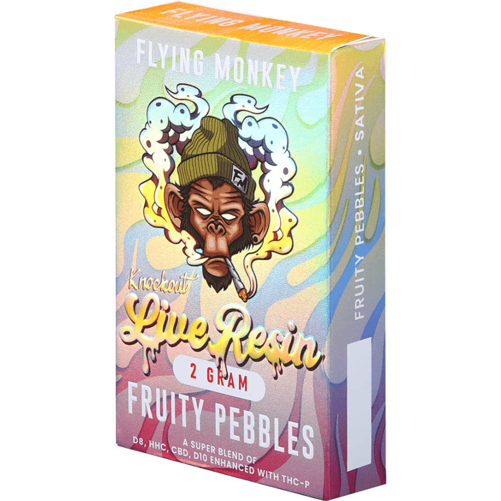 Flying Monkey Knock Out Live Resin 2 Gram Disposable Buy 4 Get 5th Free