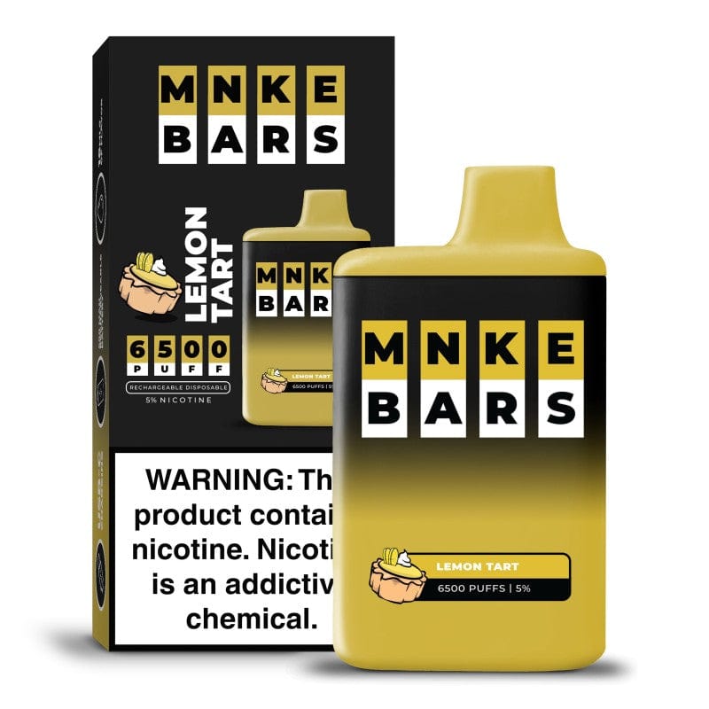 LEMON TART MNKE BARS 6500 DISPOSABLE VAPE 5%