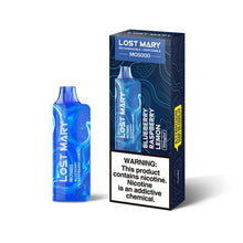 Load image into Gallery viewer, Blueberry Raspberry Lemon Lost Mary MO5000 Disposable Vape 5%
