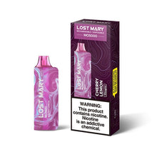 Load image into Gallery viewer, Cherry Lemon Lost Mary MO5000 Disposable Vape 5%

