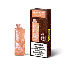 Load image into Gallery viewer, Citrus Sunrise Lost Mary MO5000 Disposable Vape 5%
