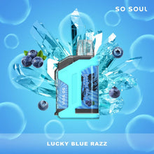 Cargar imagen en el visor de la galería, Single / Lucky Blue Razz So Soul Nola Bar Vape 10K
