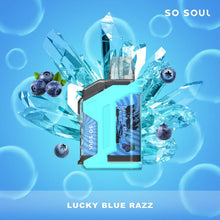 Load image into Gallery viewer, Single / Lucky Blue Razz So Soul Nola Bar Vape 10K
