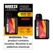 Load image into Gallery viewer, Mango / Single Breeze Prime 6000 Disposable
