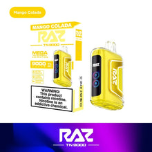 Load image into Gallery viewer, Mango Colada / Single Raz TN9000 Disposable Vape
