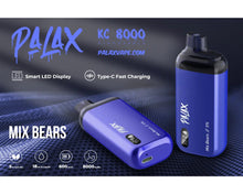 Cargar imagen en el visor de la galería, Mix Bears PALAX KC8000 Disposable Vape
