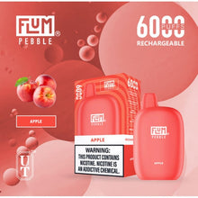 Load image into Gallery viewer, Apple FLUM Pebble 6000 Puffs Rechargeable Disposable Vape 5% NIC
