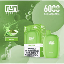 Load image into Gallery viewer, Matcha FLUM Pebble 6000 Puffs Rechargeable Disposable Vape 5% NIC
