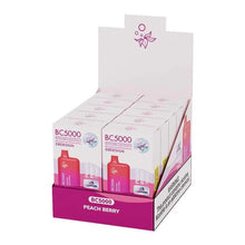 Load image into Gallery viewer, 10 pack / 50mg PEACH BERRY EBDESIGN VAPE
