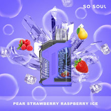 Load image into Gallery viewer, Single / Pear Strawberry Raspberry Ice So Soul Nola Bar Vape 10K
