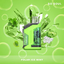 Cargar imagen en el visor de la galería, Single / Polar Ice Mint So Soul Nola Bar Vape 10K
