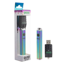 Load image into Gallery viewer, Rainbow Ooze Quad 510 Thead 500 Mah Square Vape Pen Battery + USB Charger
