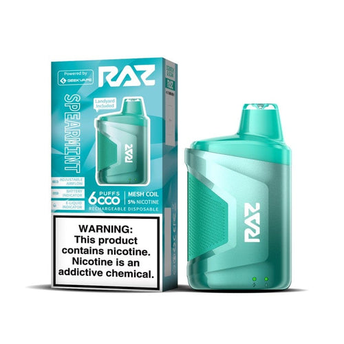 SINGLE / 50 mg SPEARMINT RAZ CA6000