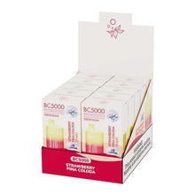Load image into Gallery viewer, 10 pack / 50mg STRAWBERRY PINA COLADA EBDESIGN VAPE
