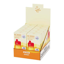 Load image into Gallery viewer, 10 pack / 50mg SUNSET EBDESIGN VAPE

