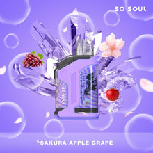 Load image into Gallery viewer, Single / Sakura Apple Grape So Soul Nola Bar Vape 10K
