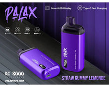 Load image into Gallery viewer, Straw Gummy Lemonade PALAX KC8000 Disposable Vape
