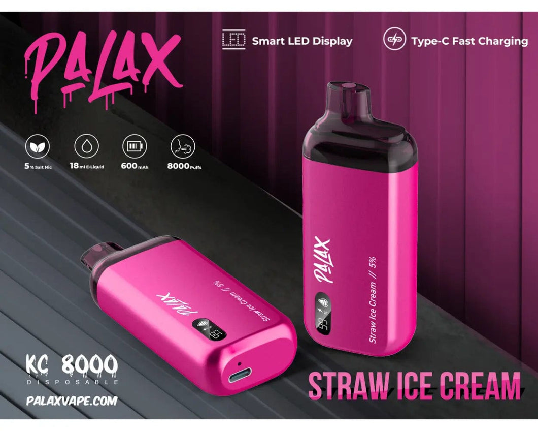 Strawberry Ice cream PALAX KC8000 Disposable Vape