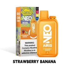 Load image into Gallery viewer, Strawberry Banana Airis Neo P800 Disposable Vape Airis Neo P8000
