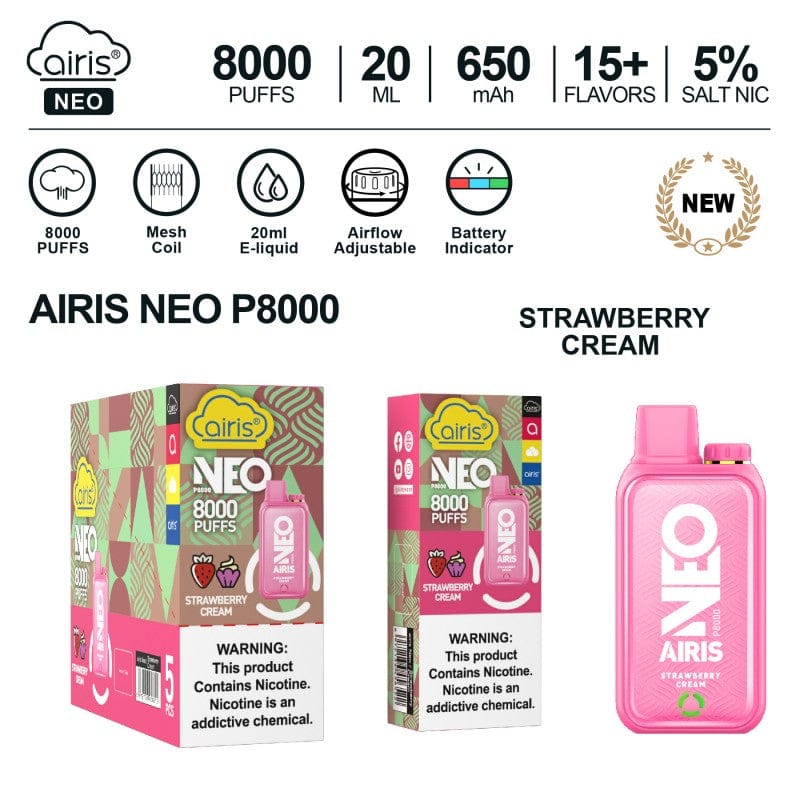 Airis Neo P8000 Puffs Disposable Vape | $9.99