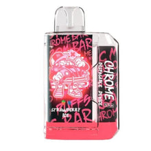 Load image into Gallery viewer, Strawberry Ice CHROME BAR 9000 Disposable
