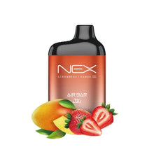 Load image into Gallery viewer, Strawberry Mango Air Bar NEX Disposable 5% + Rechargeable 6500 Puffs *NEW MARCH 2023*
