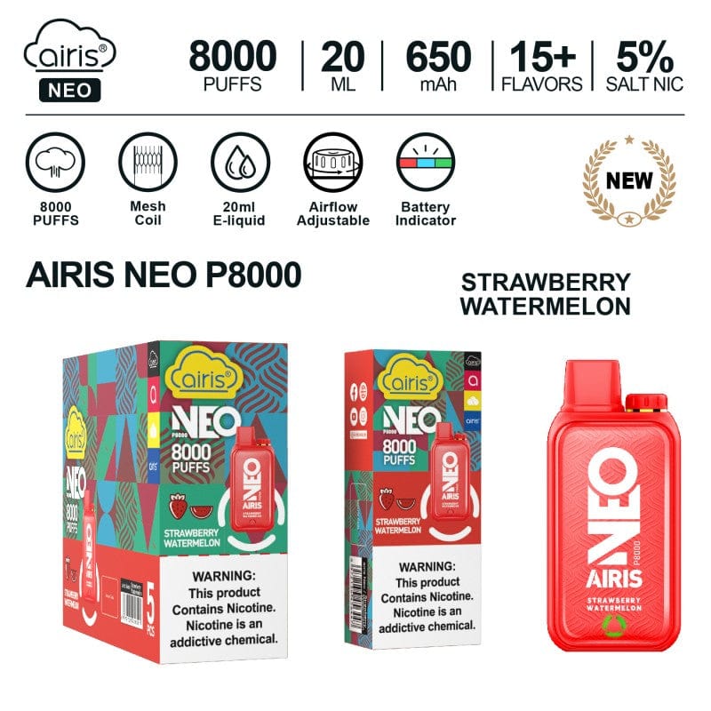 Airis Neo P8000 Puffs Disposable Vape | $9.99 Airis Neo P8000 Puffs Disposable Vape | $9.99