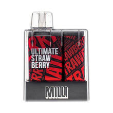 Load image into Gallery viewer, ULTIMATE STRAWBERRY MILLI 6000 DISPOSABLE VAPE 5%
