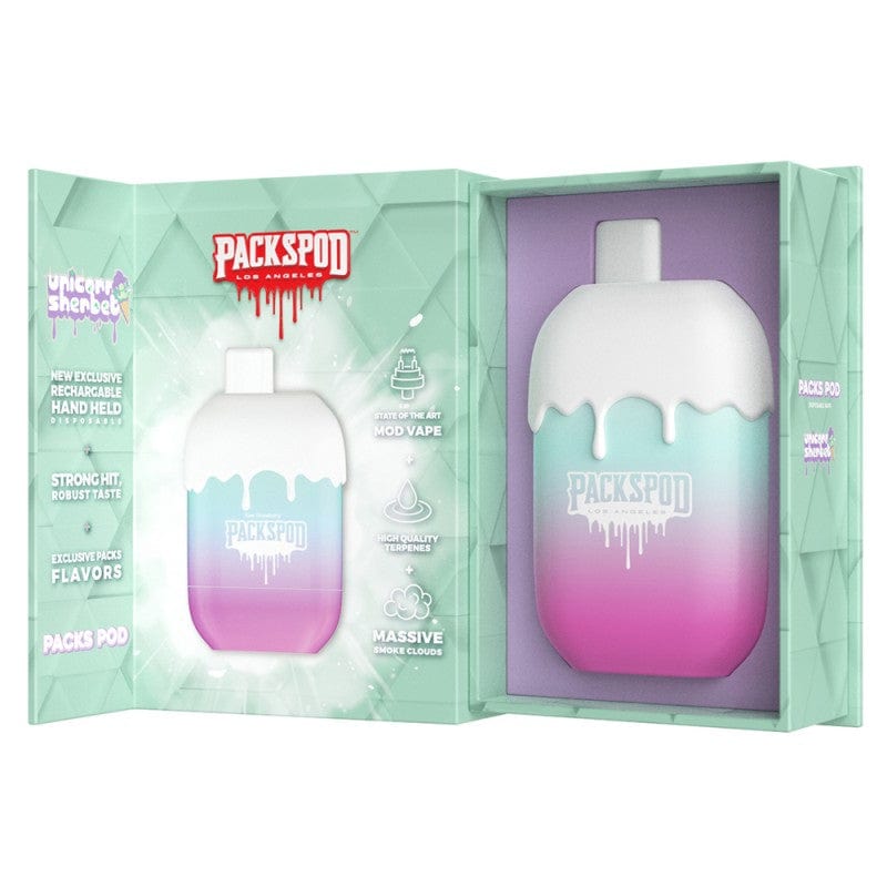 UNICORN SHERBERT PACKSPOD VAPE 14.99