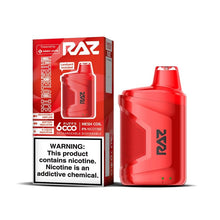 Load image into Gallery viewer, RAZ CA6000 DISPOSABLE VAPE 5%
