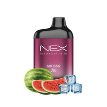 Load image into Gallery viewer, Watermelon Ice Air Bar NEX Disposable 5% + Rechargeable 6500 Puffs *NEW MARCH 2023*
