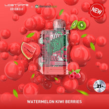 Load image into Gallery viewer, Watermelon Kiwi Berries (Summer Love Edition) +$2.00 / Single Orion Vape Bar 7500 Puffs
