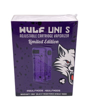 Load image into Gallery viewer, Purple Black Splatter Wulf Uni S
