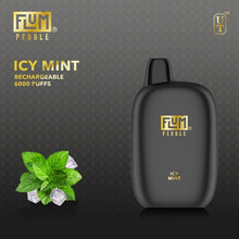 Load image into Gallery viewer, Icy Mint (New) FLUM Pebble 6000 Puffs Rechargeable Disposable Vape 5% NIC
