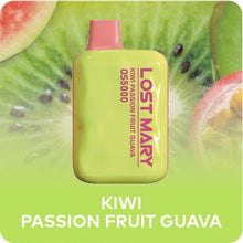 Load image into Gallery viewer, Kiwi Passionfruit Guava Lost Mary Vape Elf Bar OS5000
